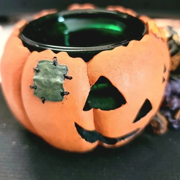 Boyds Bears & Friends Witch PUMPKIN MAGIC Halloween Candle Holder - Picture 7 of 11